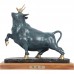 Colored Copper Announcement Cow Ornament